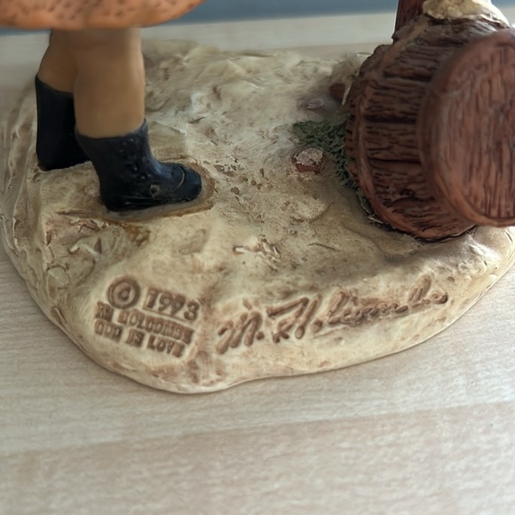 Vintage Martha Holcombe ‘Erin- Don’t Worry, Santa Won’t Forget Us’ figurine. - Picture 3 of 7